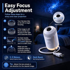 2027 Upgraded Galaxy & Ocean Projector, Plug and Play Hd Star Projector, 360° Adjustable Hd Smart Dynamic 5D Holographic Night Light Projector for Bedroom Ceiling (3 Projection Films)