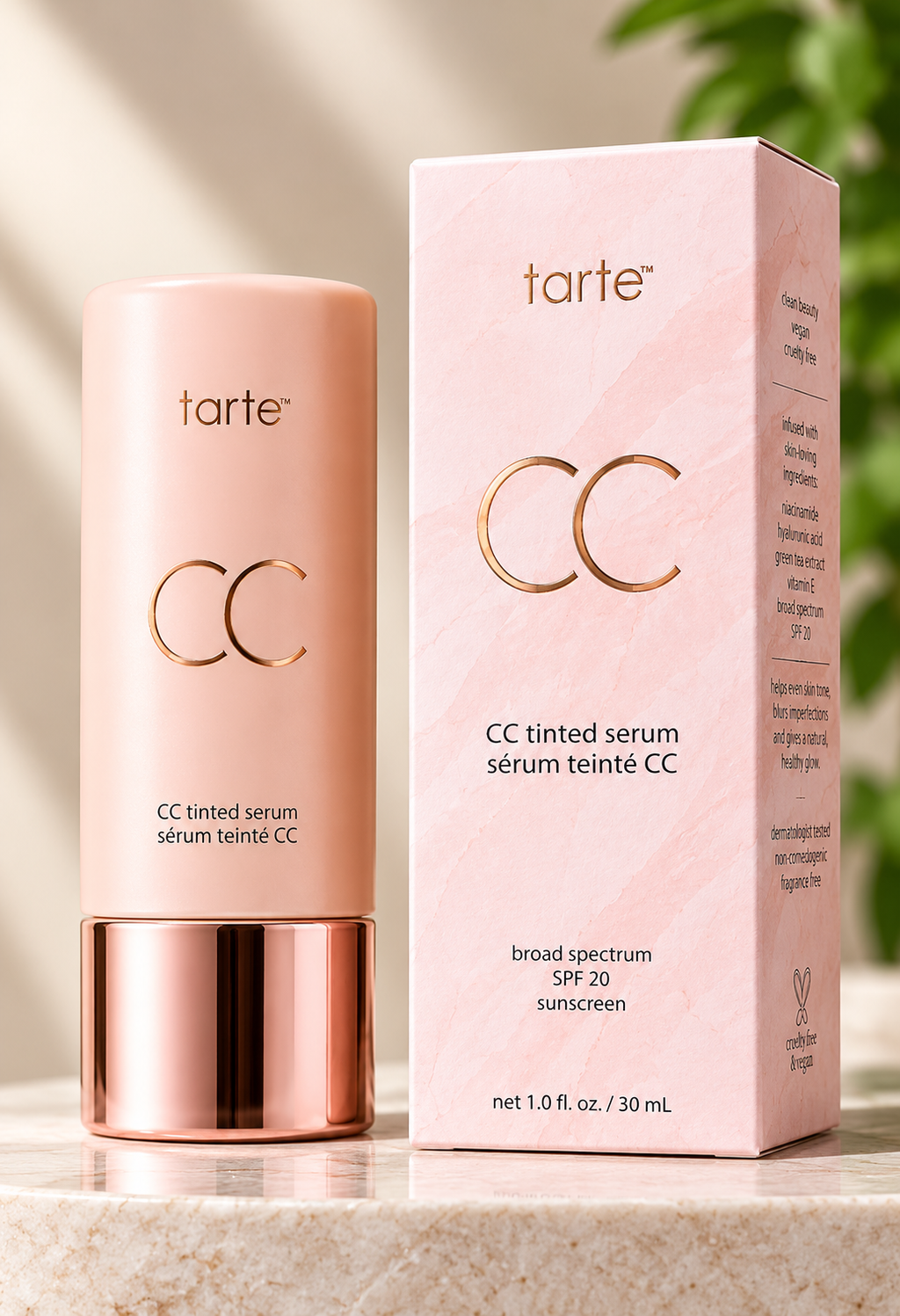 tarte CC color-correcting tinted serum