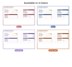 Digital Wedding Planner color variants