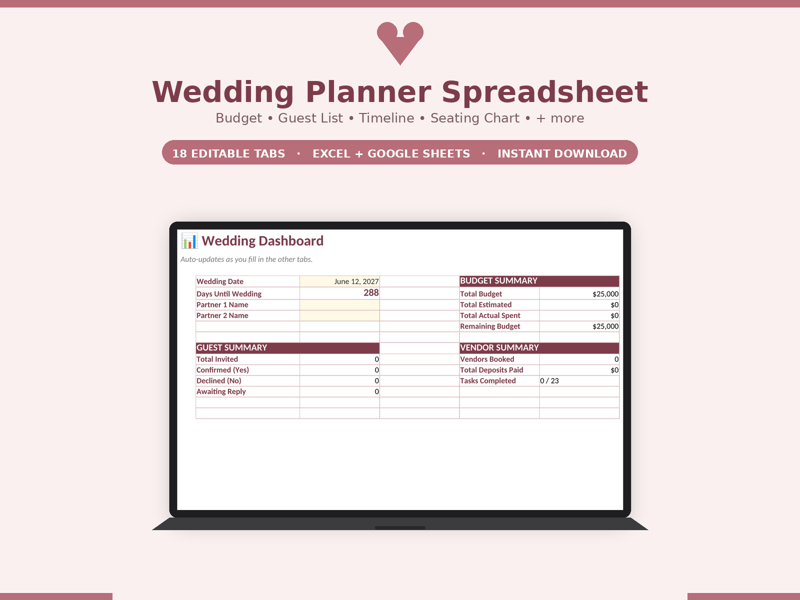 The Ultimate Digital Wedding Planner cover